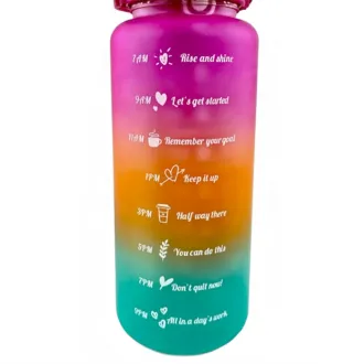 Motivations-Sportflasche 3in1, 2000 ml   900 ml   300 ml