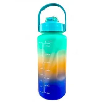 Motivations-Sportflasche 3in1, 2000 ml   900 ml   300 ml