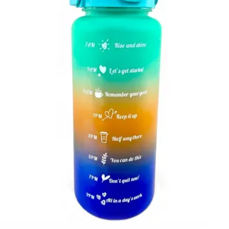 Motivations-Sportflasche 3in1, 2000 ml   900 ml   300 ml