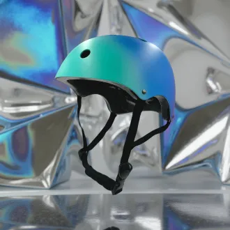 SKITT Kinder-Freestyle-Helm NEXUS Edition, Regenbogen