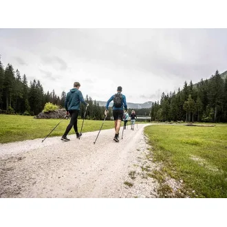 Nordic Walking-Trekkingstöcke mit ergonomischem Korkgriff, 135 cm, 2 Stück Nordic Walking-Trekkingstöcke mit ergonomischem Korkgriff, 135 cm, 2 Stück