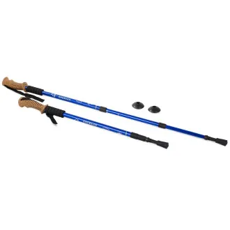 Nordic Walking-Trekkingstöcke mit ergonomischem Korkgriff, 135 cm, 2 Stück Nordic Walking-Trekkingstöcke mit ergonomischem Korkgriff, 135 cm, 2 Stück