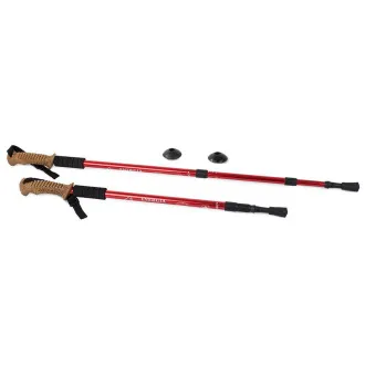 Nordic Walking-Trekkingstöcke mit ergonomischem Korkgriff, 135 cm, 2 Stück Nordic Walking-Trekkingstöcke mit ergonomischem Korkgriff, 135 cm, 2 Stück