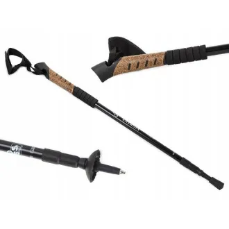 Nordic-Walking-Trekkingstöcke mit Korkgriff, 135 cm, 2 Stück Nordic-Walking-Trekkingstöcke mit Korkgriff, 135 cm, 2 Stück