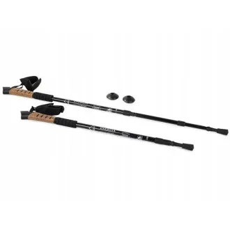 Nordic-Walking-Trekkingstöcke mit Korkgriff, 135 cm, 2 Stück Nordic-Walking-Trekkingstöcke mit Korkgriff, 135 cm, 2 Stück