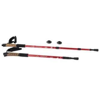 Nordic-Walking-Trekkingstöcke mit Korkgriff, 135 cm, 2 Stück Nordic-Walking-Trekkingstöcke mit Korkgriff, 135 cm, 2 Stück
