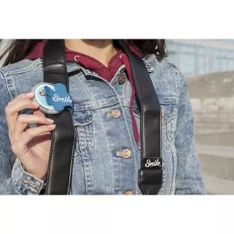 Smile Objektivdeckel Clip Giveme5, blau, 16401, SELL OUT