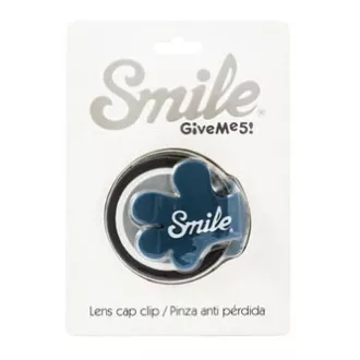 Smile Objektivdeckel Clip Giveme5, blau, 16401, SELL OUT