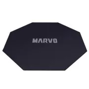 Gaming, Stuhlmatte, Marvo, GM02, 1100 x 1100 x 2 mm, schwarz, rutschfest, SELL