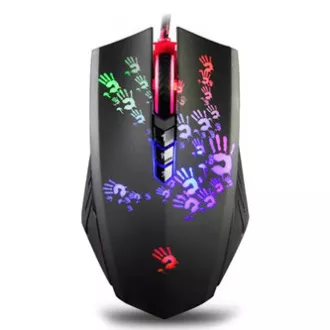 A4Tech BLOODY A60A Maus kabelgebunden, schwarz, 6200DPI