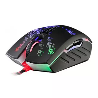 A4Tech BLOODY A60A Maus kabelgebunden, schwarz, 6200DPI
