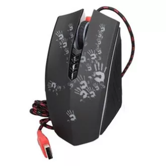A4Tech BLOODY A60A Maus kabelgebunden, schwarz, 6200DPI