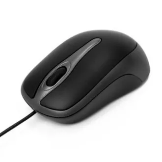 Kabelgebundene Maus, Verbatim 49019, schwarz, optisch, 1000DPI