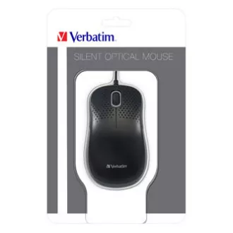 Kabelgebundene Maus, Verbatim 49024, schwarz, optisch