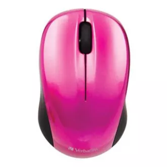 Kabellose Maus, Verbatim Go Nano 49043, rosa, optisch, 1600DPI