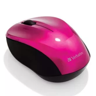 Kabellose Maus, Verbatim Go Nano 49043, rosa, optisch, 1600DPI