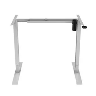 Arbeitstisch mit elektrischer Höhenverstellung 75x120cm, grau, ergo