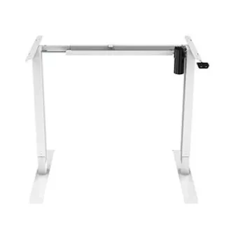 Arbeitstisch mit elektrischer Höhenverstellung 75x120cm, weiß, ergo