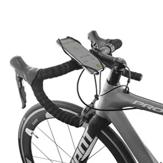 Handyhalter Bone Bike Tie 3, für Fahrrad, größenverstellbar, schwarz, 4,7-7,2