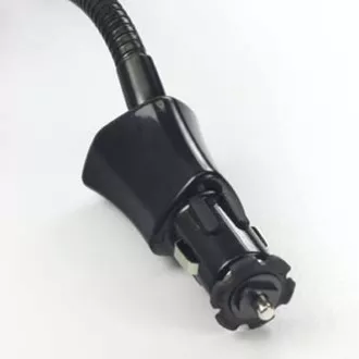 Halterung für Mobiltelefon, PDA, GPS Logo gelenkig, für Auto, in der Breite verstellbar, schwarz, Kunststoff, mit USB-Adapter 1,5 A, schwarz, mobil