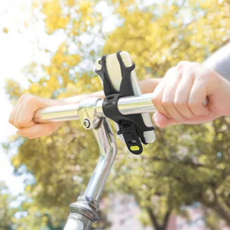 Handyhalter Bone Bike Tie X, für Fahrrad, größenverstellbar, schwarz, 4-6