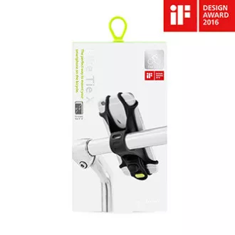 Handyhalter Bone Bike Tie X, für Fahrrad, größenverstellbar, schwarz, 4-6