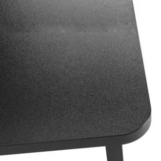 Monitorständer, Tastaturfach, Schnellmontage, schwarz, Stahl, Spanplatte, 20 kg Belastbarkeit, Powerton, ergo Monitorständer, Tastaturfach, Schnellmontage, schwarz, Stahl, Spanplatte, 20 kg Belastbarkeit, Powerton, ergo