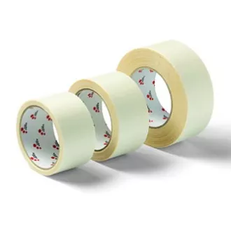 Klebeband, TWIN TAPE COTTON, doppelseitig, Schuller Eh, klar, milchig, 50mm, 25m
