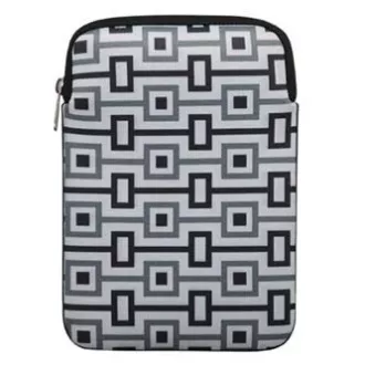 Tablet-Tasche 10.1", Geometrisch, weißes Neopren, FOR SALE Tablet-Tasche 10.1", Geometrisch, weißes Neopren, FOR SALE