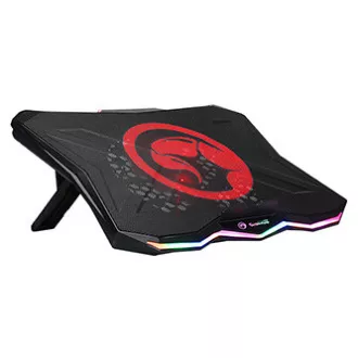 Laptop-Ständer, FN-40, farbig beleuchtet, mit Lüfter, schwarz-rot, Marvo, mit 2-Port-Hub, SELL Laptop-Ständer, FN-40, farbig beleuchtet, mit Lüfter, schwarz-rot, Marvo, mit 2-Port-Hub, SELL