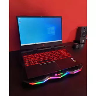 Laptop-Ständer, FN-40, farbig beleuchtet, mit Lüfter, schwarz-rot, Marvo, mit 2-Port-Hub, SELL Laptop-Ständer, FN-40, farbig beleuchtet, mit Lüfter, schwarz-rot, Marvo, mit 2-Port-Hub, SELL
