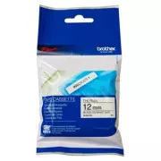Brother original Etikettendruckerband, Brother, TM-K231, schwarzer Druck/weißes Trägermaterial, unlaminiert, 8m, 12mm