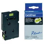 Brother Original-Farbband für Etikettendrucker, Brother, TC-691, schwarzer Druck/gelbe Rückseite, laminiert, 7,7 m, 9 mm