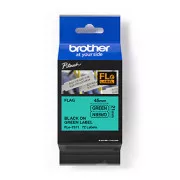 Brother Original-Farbband für Etikettendrucker, Brother, FLE-7511, schwarzer Druck/grünes Trägermaterial, unlaminiert, 21mm, 45mm x 10.5mm, 72k