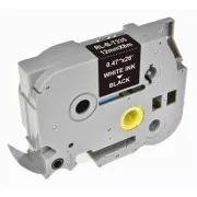 G&G kompatibles Farbband für Brother, TZE-335, weißer Druck/schwarzes Trägermaterial, laminiert, 8m, 12mm