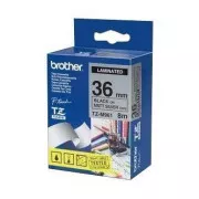 Brother Original-Farbband für Etikettendrucker, Brother, TZE-M961, schwarzer Druck/silbernes Trägermaterial, laminiert, 8m, 36mm