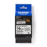 Brother Original-Farbband für Etikettendrucker, Brother, TZE-S141, schwarzer Druck/durchsichtiges Trägermaterial, laminiert, 8m, 18mm, extrem adh