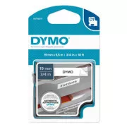 Dymo original Etikettendrucker Farbband, Dymo, 16960, S0718070, schwarzer Druck/weißes Trägermaterial, 5,5m, 19mm, D1, spezial - permanent