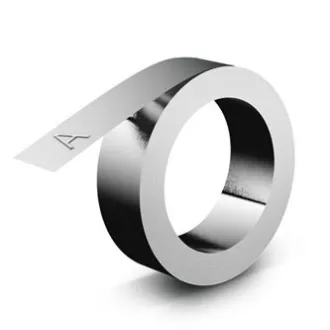 Dymo original Etikettendrucker Farbband, Dymo, 35800, S0720180, 3,65m, 12mm, Aluminium mit Klebstoff für M1011