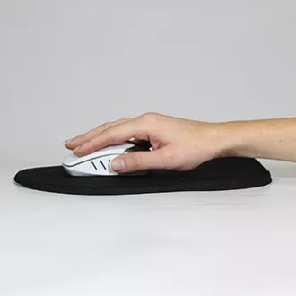 Mauspad, ergonomisch, Gel, schwarz, Logo, SELL