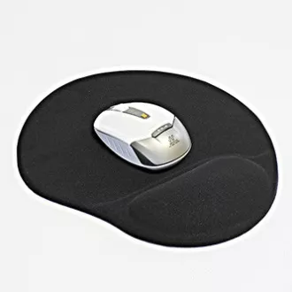 Mauspad, ergonomisch, Gel, schwarz, Logo, SELL