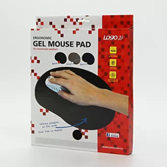 Logo Mauspad Gel, grau - Sale, SALE