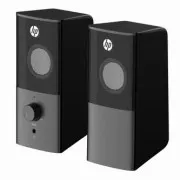 HP Lautsprecher DHS-2101, 2.0, 12W, schwarz, Lautstärkeregler, Desktop, 3,5mm Klinke (USB)