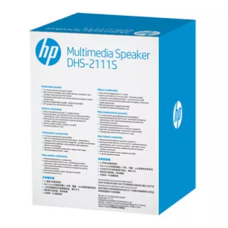 HP Lautsprecher DHS-2111S, 2.1, 11W, schwarz, Lautstärkeregler, Kunststoff