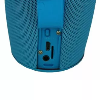 YZSY Bluetooth-Lautsprecher FLABO, 2x5W, blau, Lautstärkeregler
