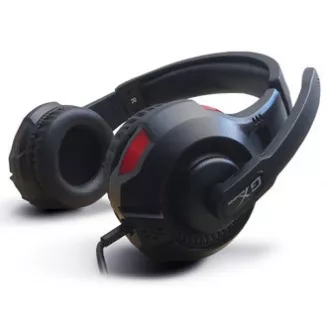 Genius HS-G600V Kopfhörer mit Mikrofon, kabelgebunden, schwarz, 2.0, Gaming-Kopfhörer, 40 mm Treiber Typ 2x 3,5 mm Klinke   USB