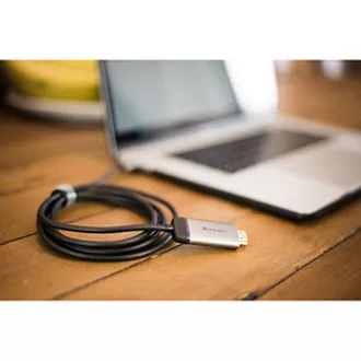 USB (3.1) Hub 1-Port, 49144, grau, Kabellänge 1.5m, Verbatim, USB C zu HDMI Adapter