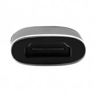 USB (3.1) Hub 1-Port, 49143, grau, Kabellänge 10cm, Verbatim, 1x HDMI