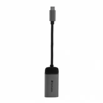 USB (3.1) Hub 1-Port, 49143, grau, Kabellänge 10cm, Verbatim, 1x HDMI