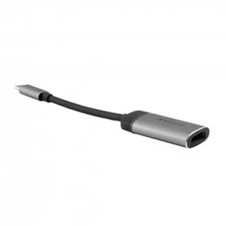 USB (3.1) Hub 1-Port, 49143, grau, Kabellänge 10cm, Verbatim, 1x HDMI